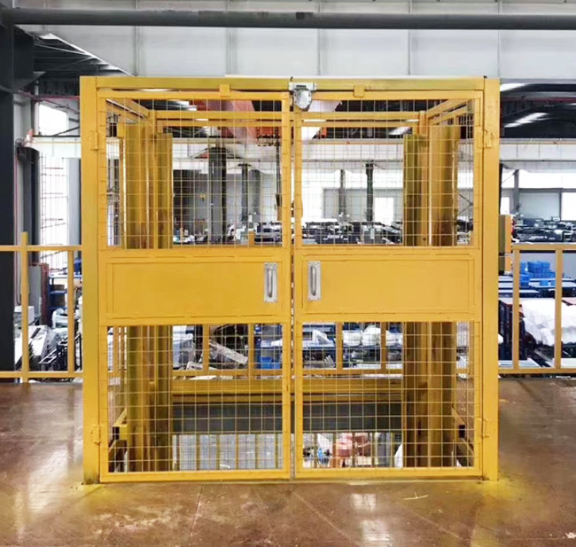 舟山智能导轨式升降机亮相